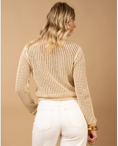 Gilet grosse maille