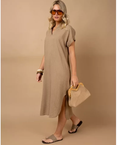 Robe longue lin