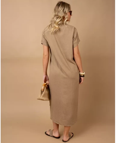 Robe longue lin