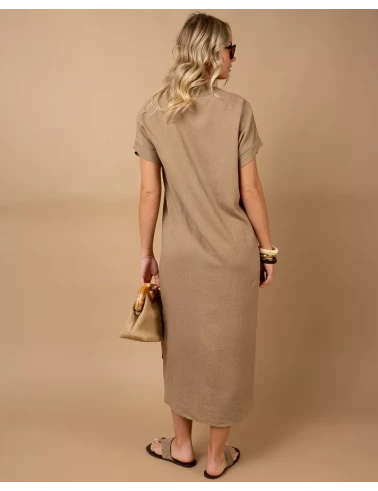 Robe longue lin