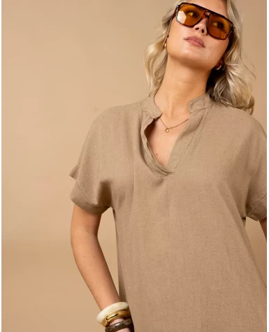 Robe longue lin
