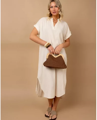 Robe longue lin