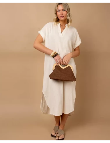 Robe longue lin
