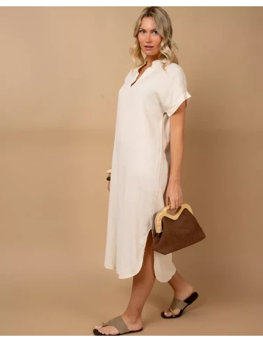 Robe longue lin