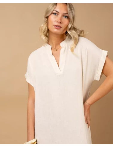 Robe longue lin