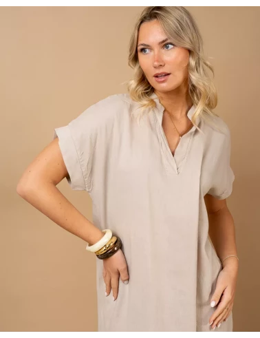 Robe longue lin