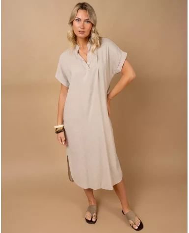 Robe longue lin