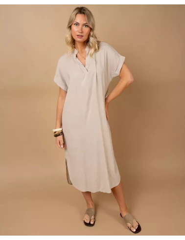 Robe longue lin