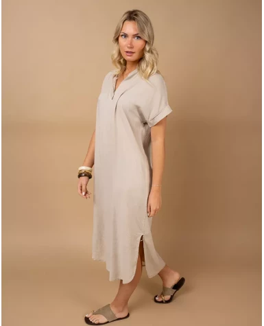 Robe longue lin