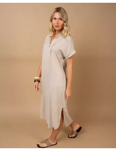 Robe longue lin