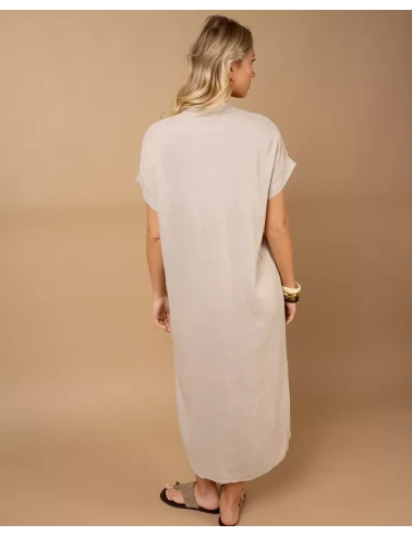 Robe longue lin