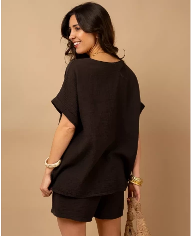 Oversize gaze de coton