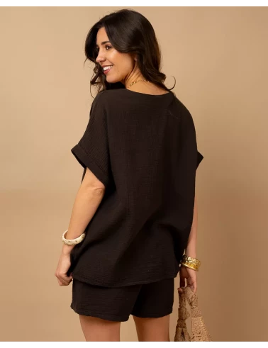 Oversize gaze de coton