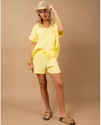 Oversize gaze de coton