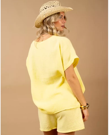 Oversize gaze de coton