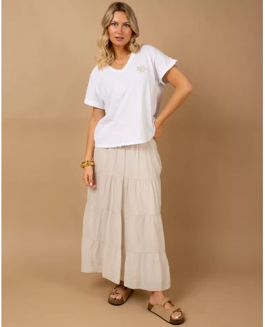 T-Shirt Soleil brodé
