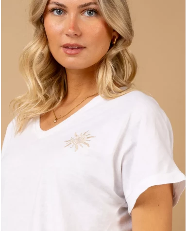 T-Shirt Soleil brodé
