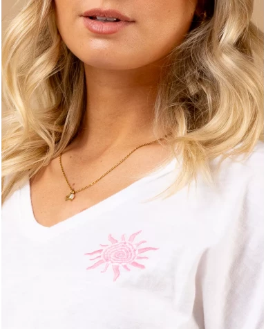 T-Shirt Soleil brodé