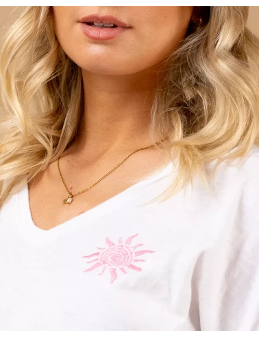 T-Shirt Soleil brodé