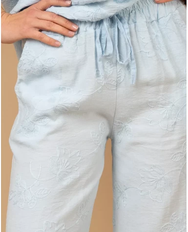 Pantalon broderie