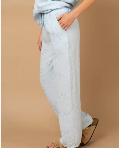 Pantalon broderie