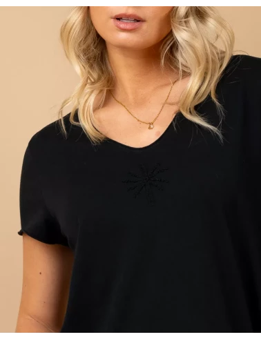 Robe longue palmier