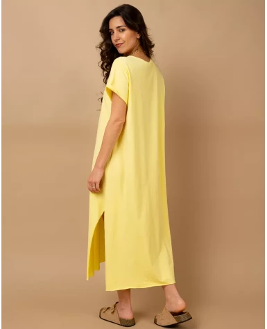 Robe longue palmier