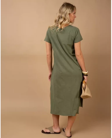 Robe longue palmier