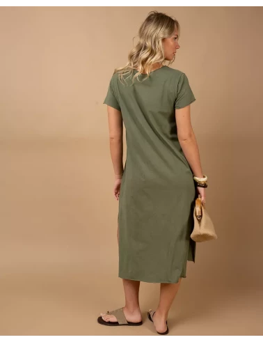 Robe longue palmier