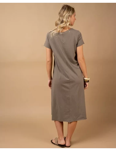 Robe longue palmier