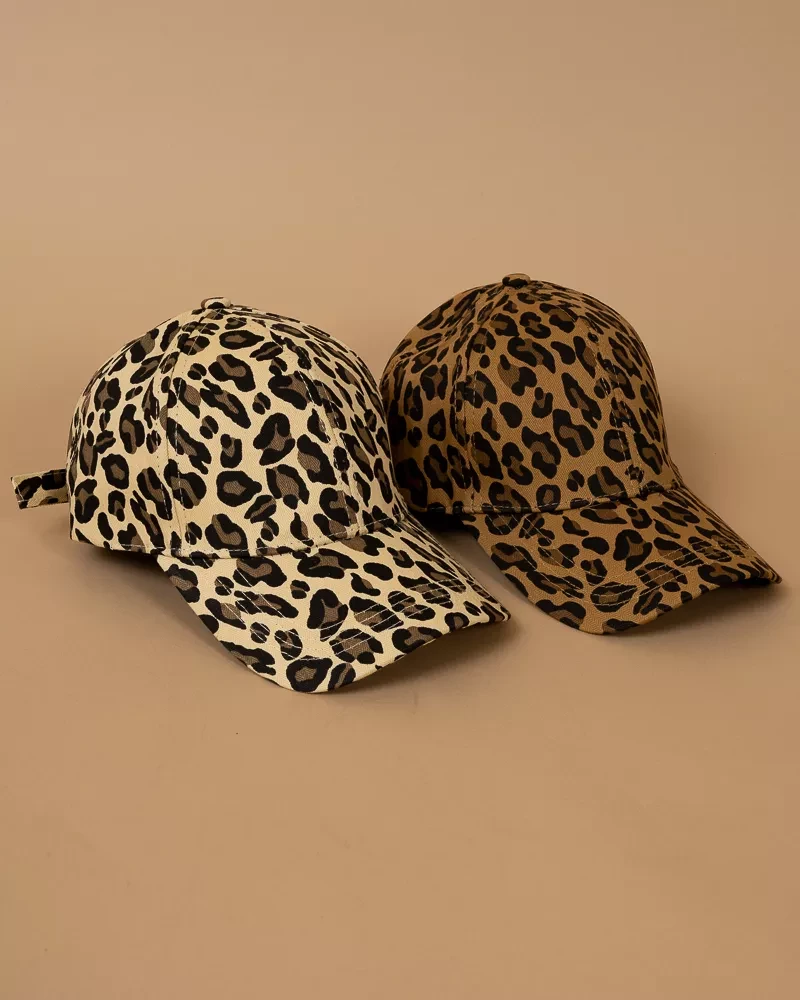 Casquette léopard